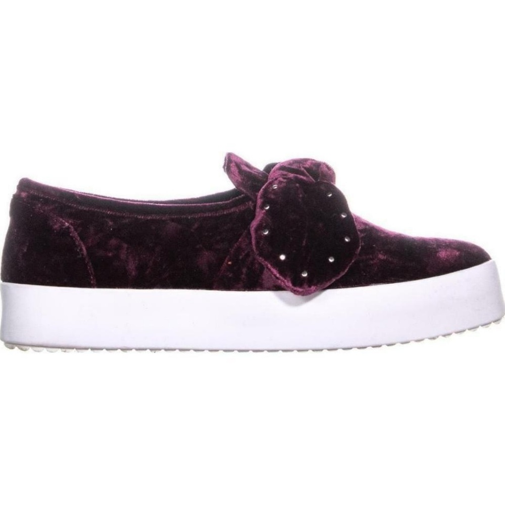 Rebecca Minkoff Stacey Velvet Acai Burgundy 9.5 US - Picture 4 of 7